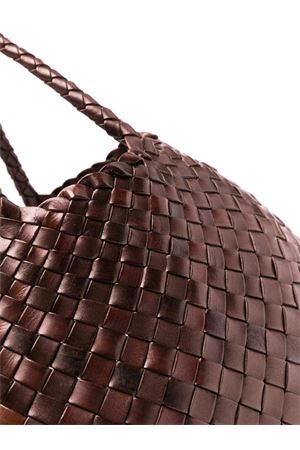 Burnt Brown Santa Croce small tote bag DRAGON DIFFUSION | 8893BRUCIATO